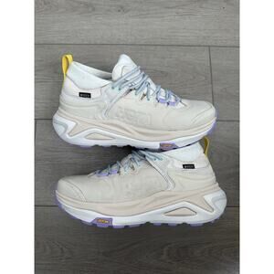 Hoka Women's Kaha 3 Low GORE-TEX vanilla mint hiking sneakers size 9.5B